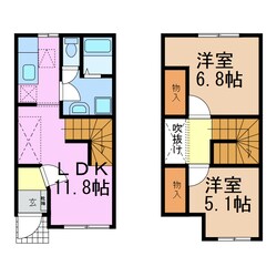 ピュア（豊明市）の物件間取画像